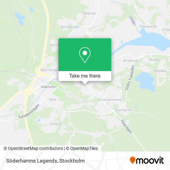 Söderhamns Legends map