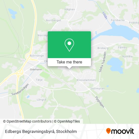 Edbergs Begravningsbyrå map