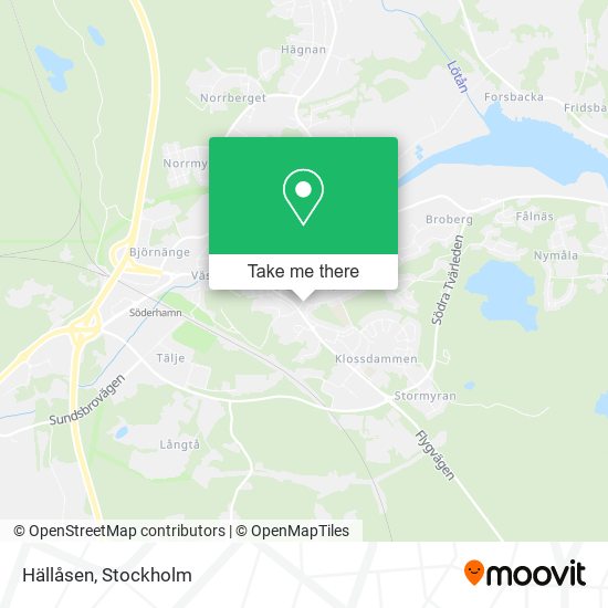 Hällåsen map