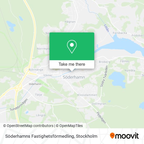 Söderhamns Fastighetsförmedling map