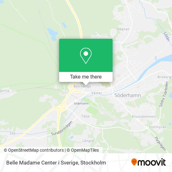 Belle Madame Center i Sverige map