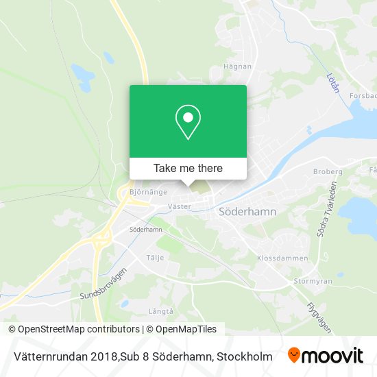 Vätternrundan 2018,Sub 8 Söderhamn map