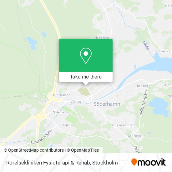 Rörelsekliniken Fysioterapi & Rehab map