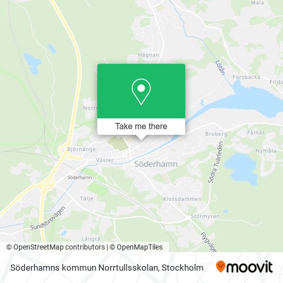 Söderhamns kommun Norrtullsskolan map