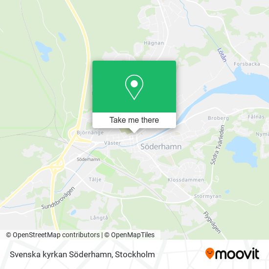 Svenska kyrkan Söderhamn map