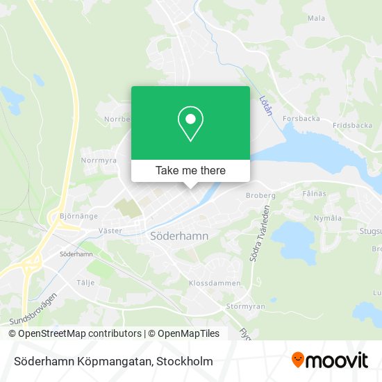 Söderhamn Köpmangatan map