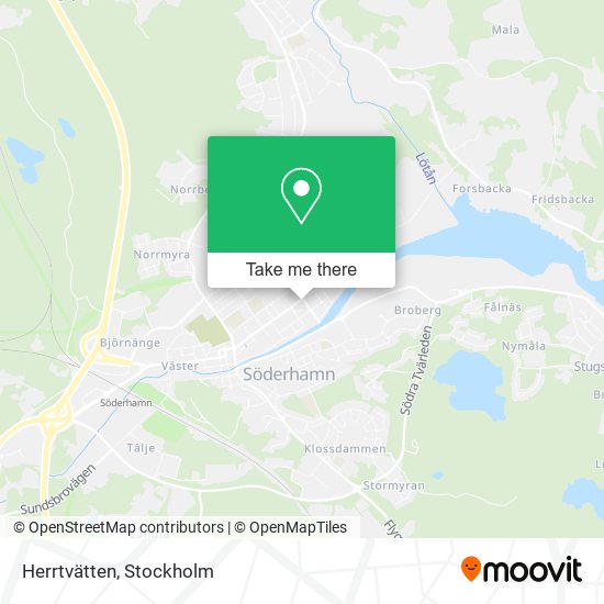 Herrtvätten map