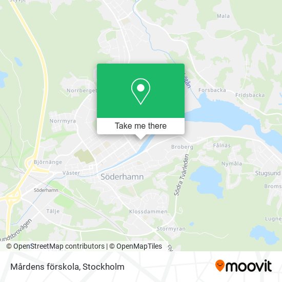 Mårdens förskola map