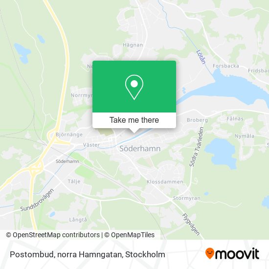 Postombud, norra Hamngatan map