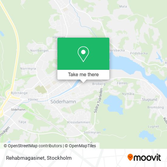 Rehabmagasinet map