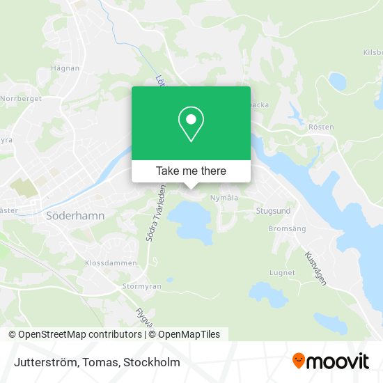Jutterström, Tomas map
