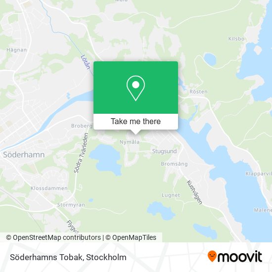 Söderhamns Tobak map