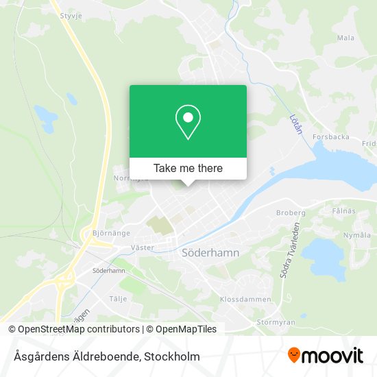 Åsgårdens Äldreboende map