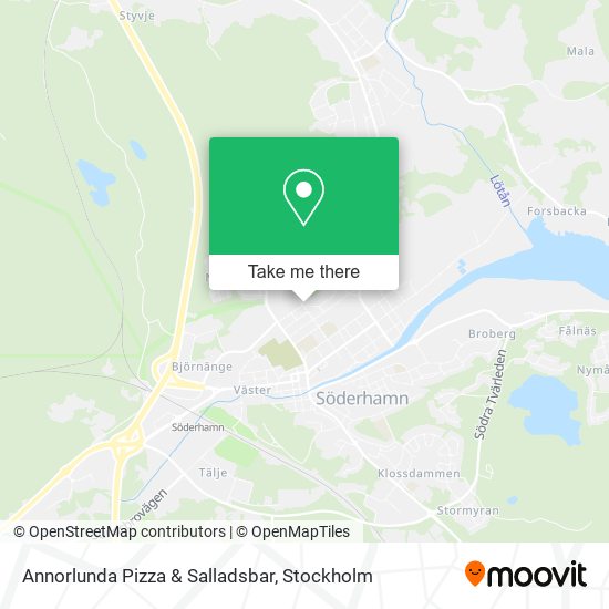 Annorlunda Pizza & Salladsbar map