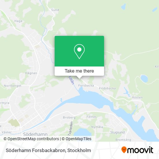 Söderhamn Forsbackabron map