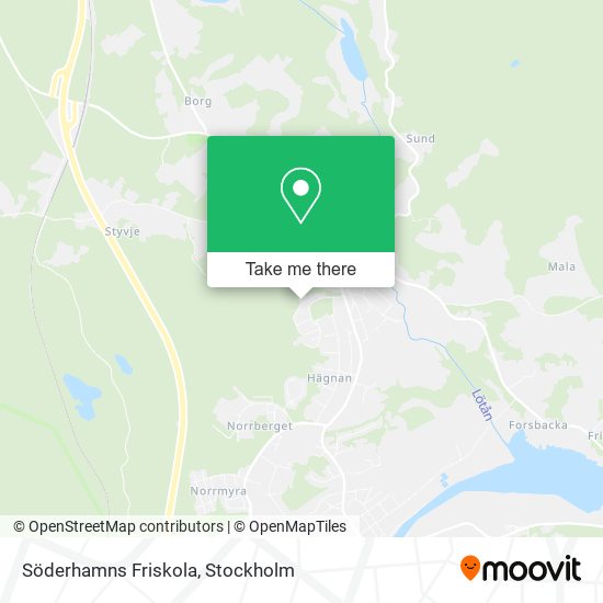 Söderhamns Friskola map