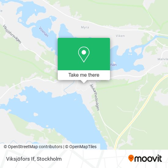 Viksjöfors If map