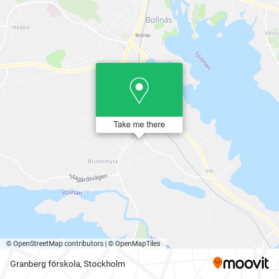 Granberg förskola map