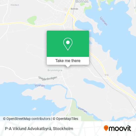 P-A Viklund Advokatbyrå map