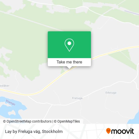 Lay by Freluga väg map