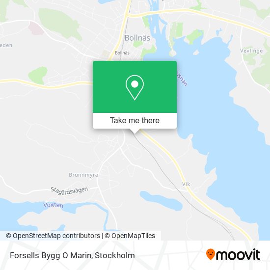 Forsells Bygg O Marin map