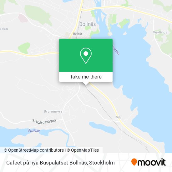 Caféet på nya Buspalatset Bollnäs map