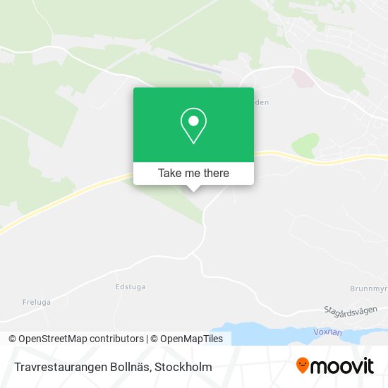 Travrestaurangen Bollnäs map