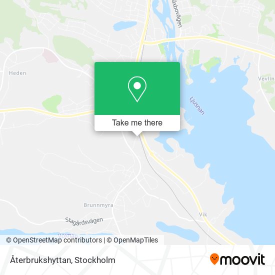 Återbrukshyttan map