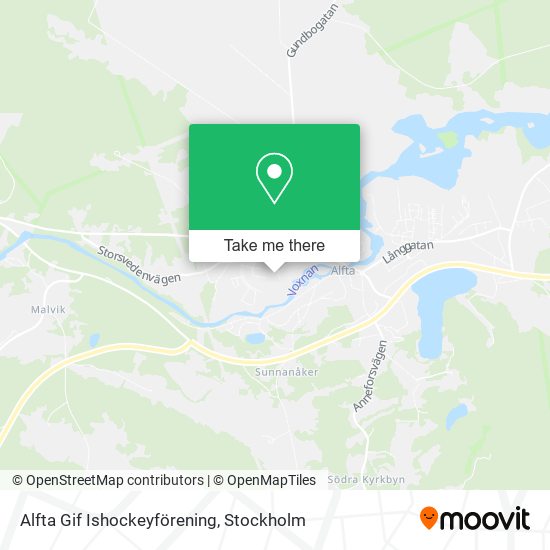 Alfta Gif Ishockeyförening map