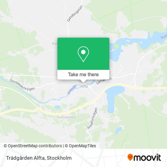 Trädgården Alfta map