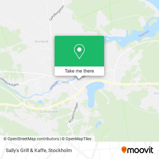Sally's Grill & Kaffe map