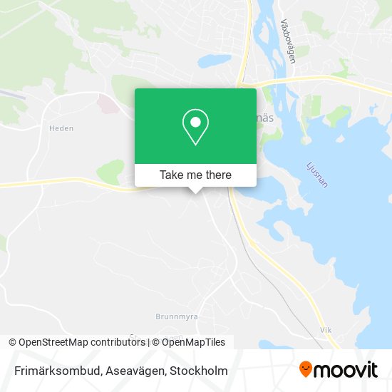 Frimärksombud, Aseavägen map