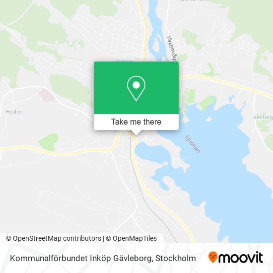 Kommunalförbundet Inköp Gävleborg map