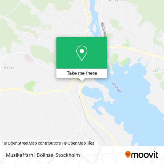 Musikaffärn i Bollnäs map