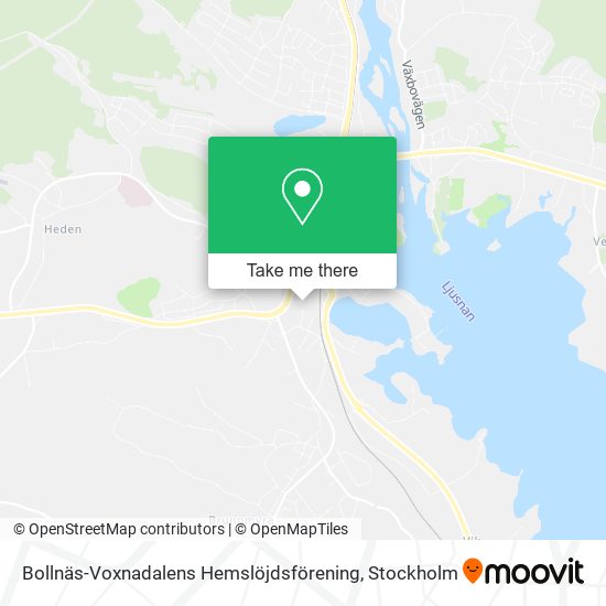 Bollnäs-Voxnadalens Hemslöjdsförening map