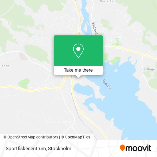 Sportfiskecentrum map