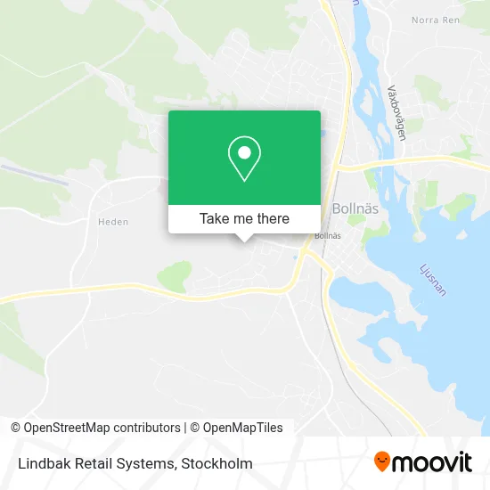 Lindbak Retail Systems map