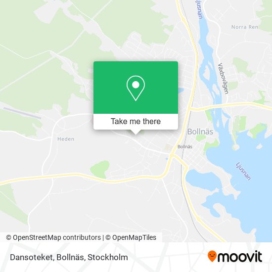 Dansoteket, Bollnäs map