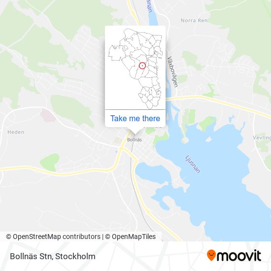 Bollnäs Stn map