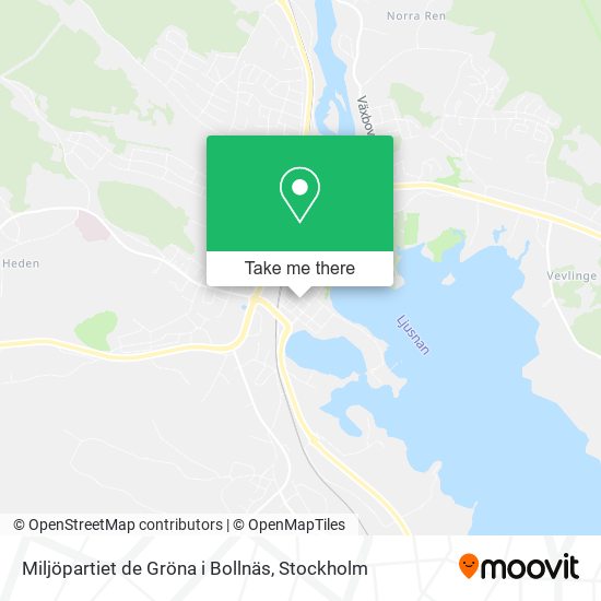 Miljöpartiet de Gröna i Bollnäs map