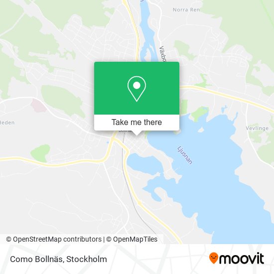 Como Bollnäs map