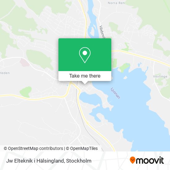 Jw Elteknik i Hälsingland map