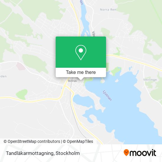 Tandläkarmottagning map