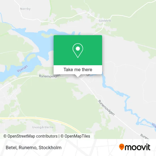 Betel, Runemo map