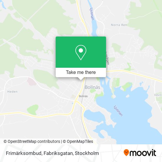 Frimärksombud, Fabriksgatan map