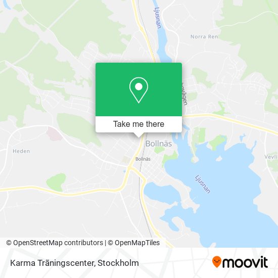 Karma Trãningscenter map