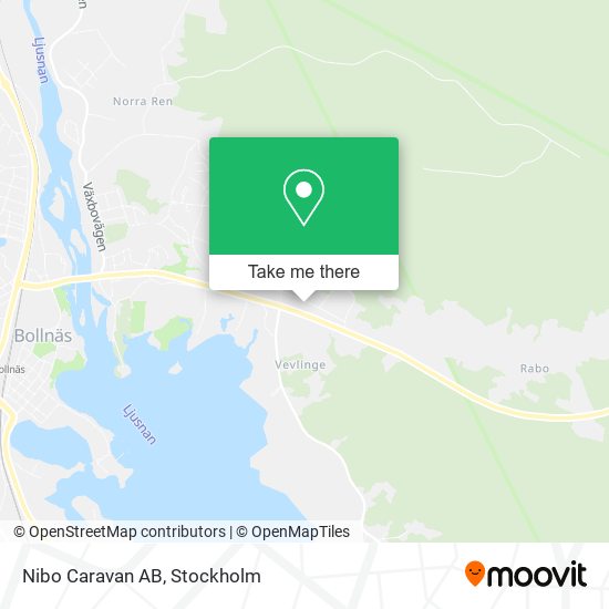 Nibo Caravan AB map