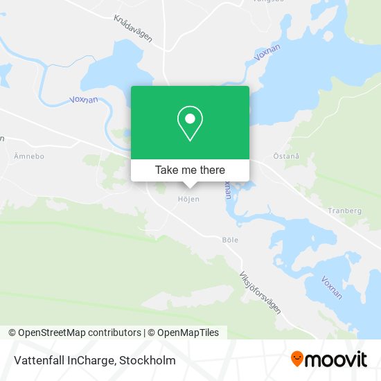 Vattenfall InCharge map