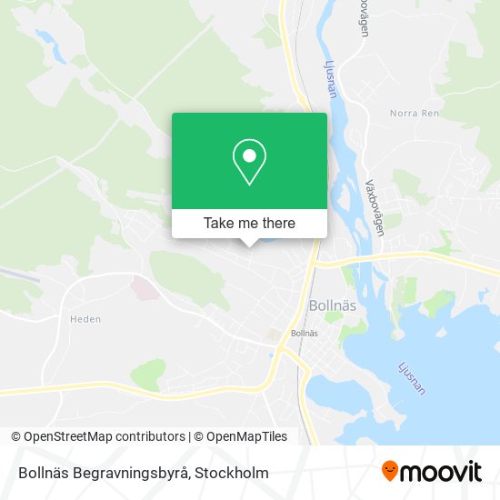 Bollnäs Begravningsbyrå map