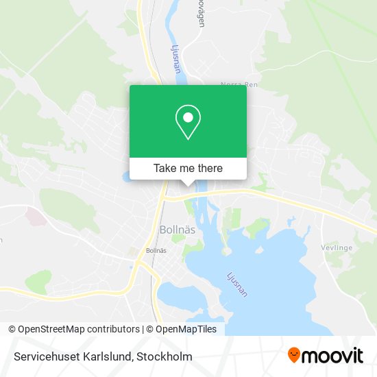 Servicehuset Karlslund map